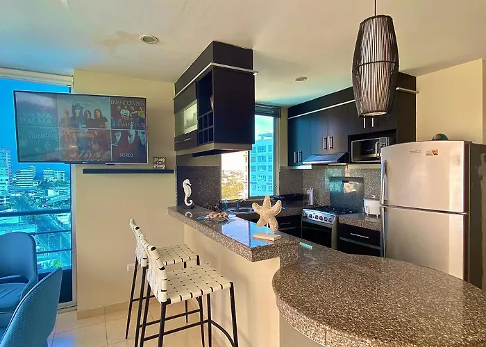Cómodo Apartamento Con Vista Al Mar.